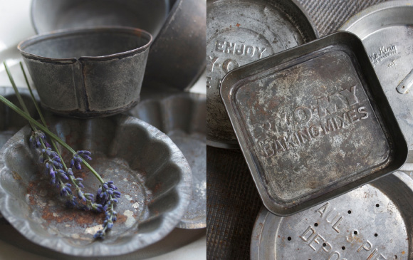 vintage mini tins and pans